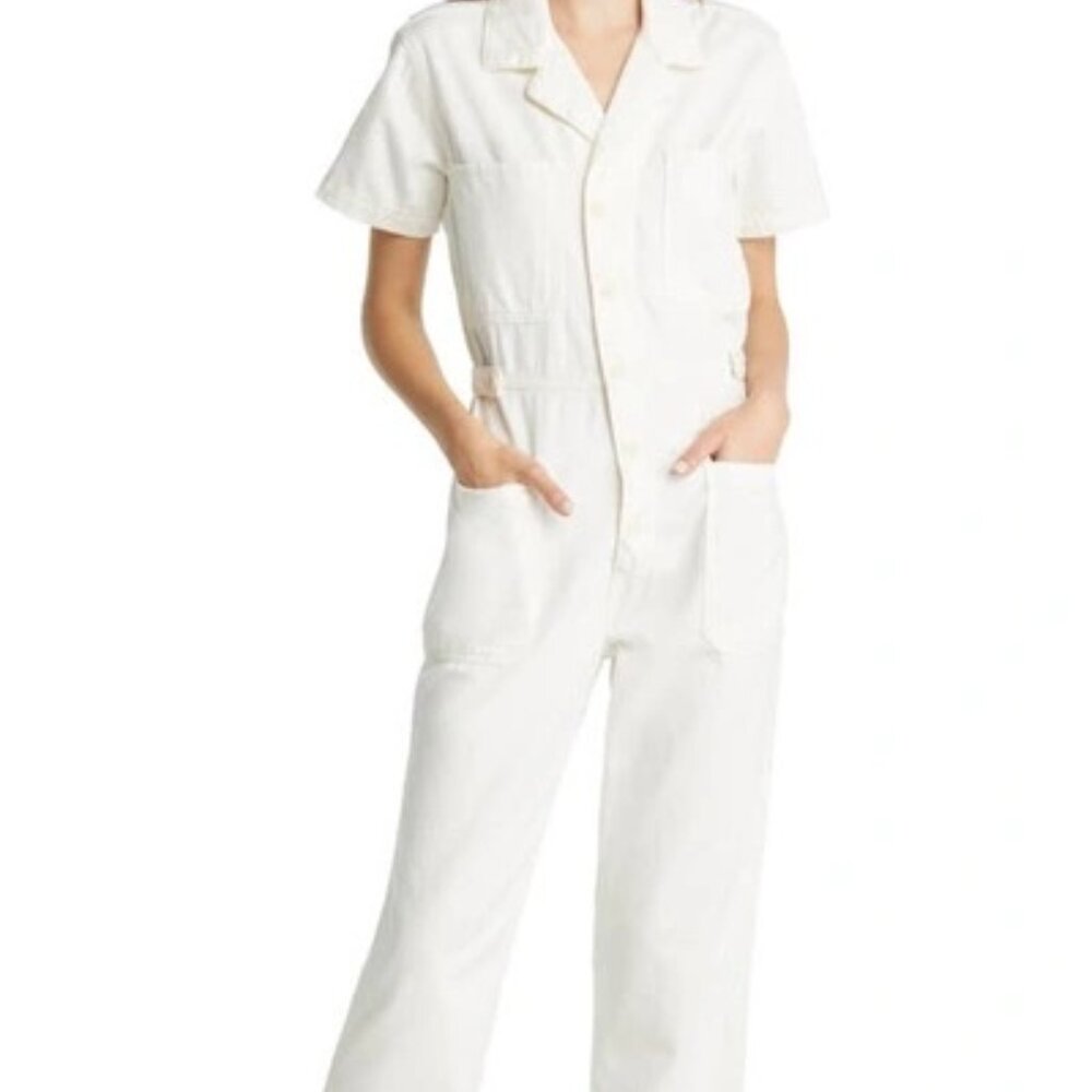 Reformation Morgan Morgan Cotton Twill Jumpsuit